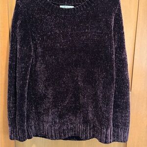 Orvis Rich Plum Crew Neck Sweater